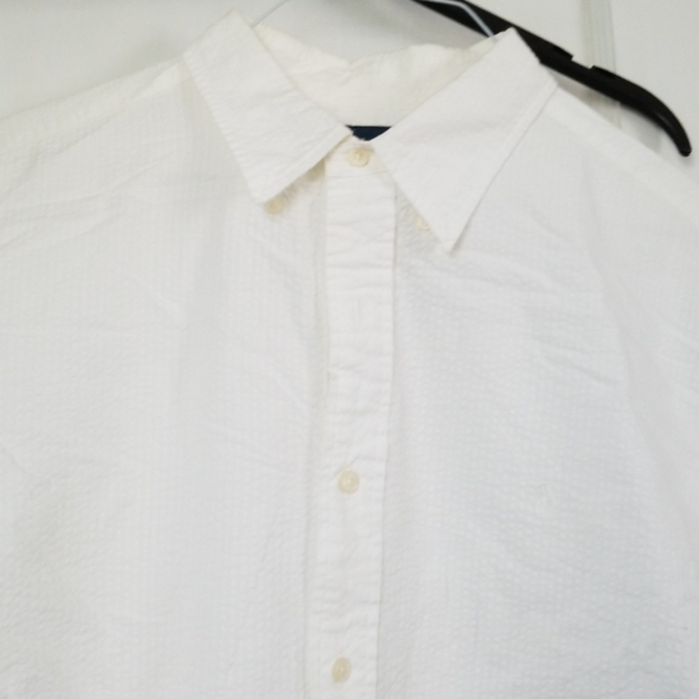 White button down